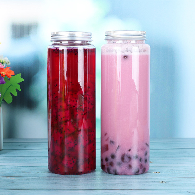 Auslaufsichere Bubble Tea Krüge Klar Langlebig Kapazität 120ml 250ml 350ml 500ml 1000ml Getränke
