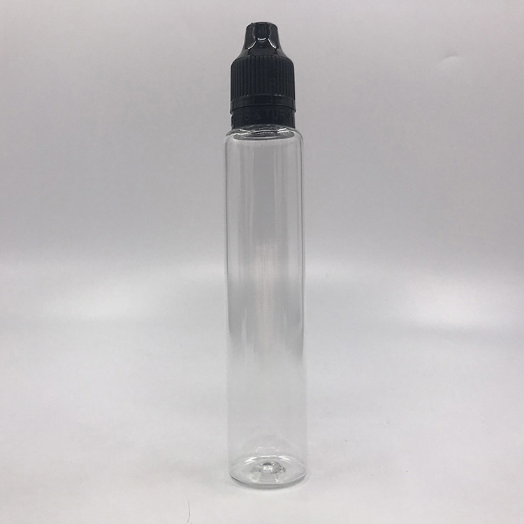 Durchsichtige E-Flasche mit 18 mm Halsgröße und 10 ml 15 ml 30 ml 60 ml 80 ml 100 ml Fassungsvermögen