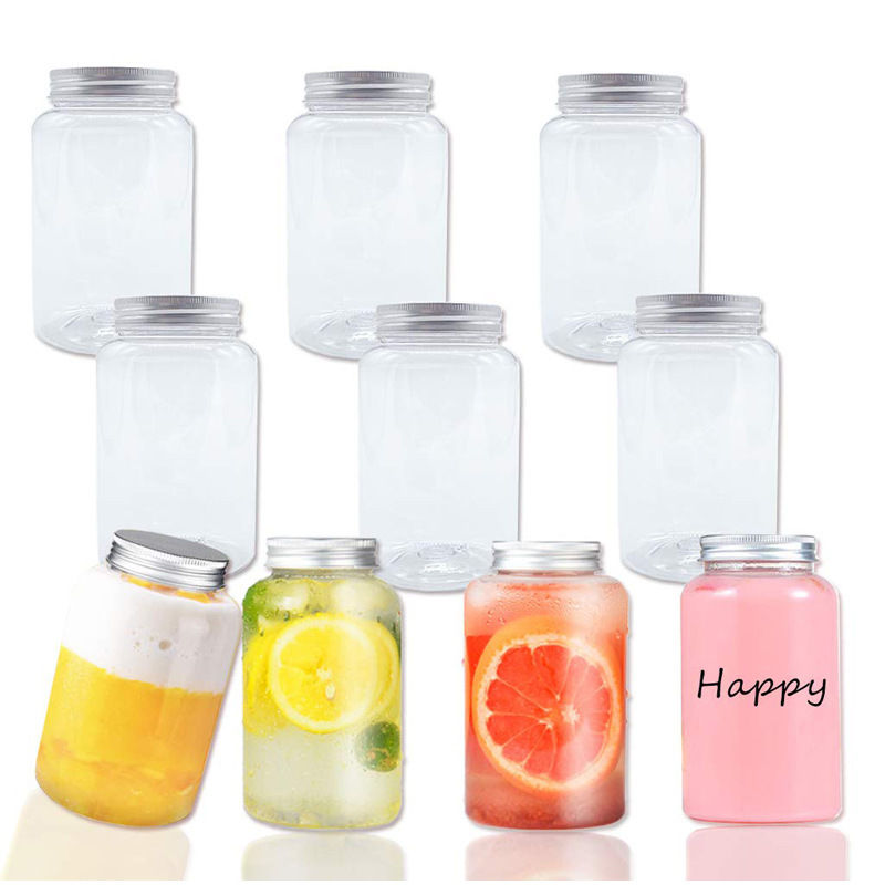 Moderne Milchteeflaschen 0,5 kg Kapazität Schraubdeckel für personalisierte Verpackungen