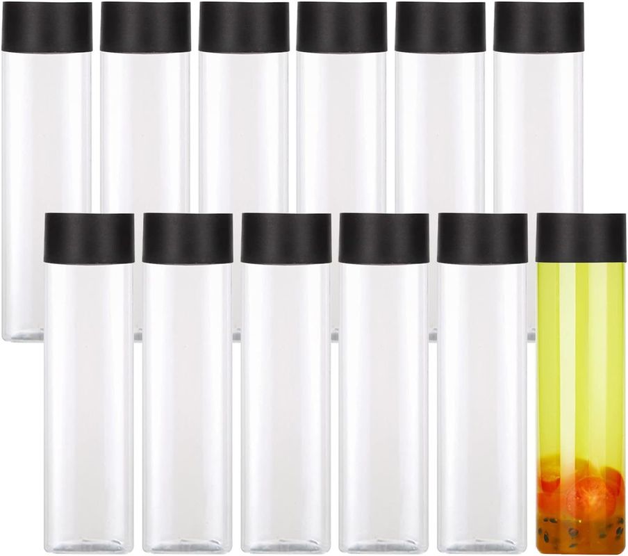 Flaschen für Milchtee mit hoher Kapazität, klar mit Schraubdeckel 120 ml 250 ml 350 ml 500 ml 1000 ml