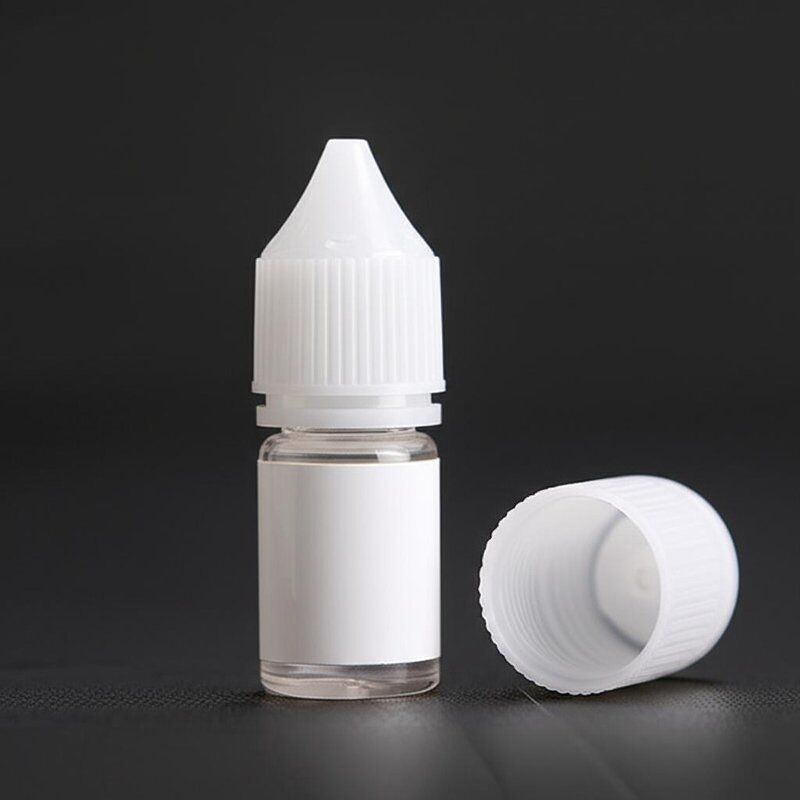 10ml E-Liquid Flasche mit kindersicherem Hals, bietet sichere Verpackung für die Lagerung und Handhabung von E-Liquid in Vaping-Produkten