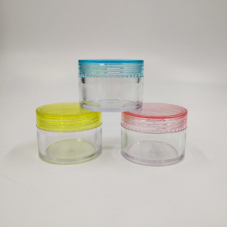 65 mm Durchmesser Plastikglasbehälter mit Kapazitäten von 2 oz 3 oz 4 oz 5 oz 6 oz 7 oz 8 oz einschließlich Druckempfindlicher Dichtung für Verpackungen