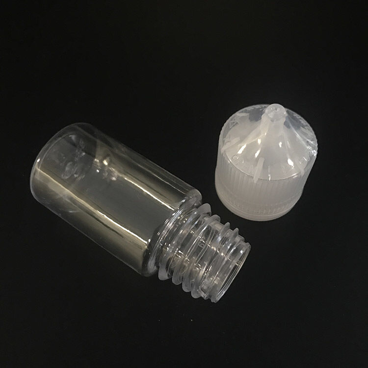 10ml 15ml 30ml 40ml 60ml 80ml 100ml Kapazität kindersicherer Hals Typ E-Liquid-Flaschenauswahl für E-Saft-Verpackung und -Versiegelung